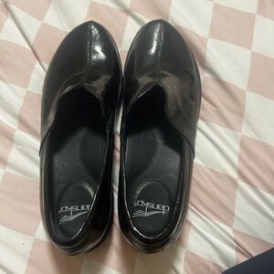 Dansko Patent Black Loafers